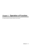 Page 111ENGLISH - 111
Chapter 5 Operation of Function
This chapter describes the operation methods of some functions.  