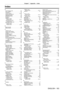 Page 163Chapter 7 Appendix — Index
ENGLISH - 163
Index
A
About Presenter Light 
..................11 6
About VueMagic  ...................... 11 8
Accessories  .......................... 23
 terminal  ................... 26, 45
Adjusting adjustable feet   ................37
Adjusting the volume   ................... 55
[ADVANCED MENU]  ................... 68
Air filter unit  .......................... 138
[ASPECT]  ............................ 78
 button Remote control   .................. 25, 57
 button Remote...