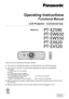 Page 1Thank you for purchasing this Panasonic product. 
■ This manual is intended for products manufactured from Aug. 2016 and beyond.
 
■ This manual is common to all the models regardless of suffixes of the Model No.
 
z for Taiwan
 
T: The standard zoom lens supplied
 
z for India 
D: The standard zoom lens supplied
 
z for Asia (except for Taiwan, India, Korea) 
 
A: The standard zoom lens supplied    LA: The lens sold separately
 
z  for other countries or regions
 
Without L: The standard zoom lens...