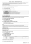 Page 115Chapter 4 Settings — [PROJECTOR SETUP] menu
ENGLISH - 115
 fWhen transferring logos via the optional DIGIT AL LINK output supported device (Model No.: ET- YFB100G, ET- YFB200G), setting for “NO 
SIGNAL SLEEP” of the DIGITAL LINK output supported device should be set to “OFF” to avoid interruption of communication.
 f The input communication speed is fixed to 9

  600   bps when [INPUT SELECT] is set to [DIGITAL LINK].
[FUNCTION BUTTON]
Set the function of the  button on the remote control.
1) 
Press 
 as...