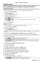 Page 121Chapter 4 Settings — [P IN P] menu
ENGLISH - 121
[P IN P] menu
On the menu screen, select [P IN P] from the main menu, and select an item from the sub-menu.
Refer to “Navigating through the menu” (x
  page   61) for the operation of the menu screen.
Using P IN P function
Locate a separate, small sub screen in the main screen to project two images simultaneously .
1)  
Press 
 as to select [P IN P MODE].
2)
 
Press the  button.
 fThe 

[P IN P MODE] screen is displayed.
3)
 
Press 
 as to select a...