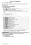 Page 134Chapter 4 Settings — [NETWORK] menu
134 - ENGLISH
[Art-Net CHANNEL SETTING]
Set the assignment of the channel.
For the channel definitions used for controlling the projector with the Art-Net function, refer to “Using Art-Net 
function” (x
  page   165).
1)
 
Press 
 as to select [Art-Net CHANNEL SETTING].
2)
 
Press 
 qw to switch the item.
[2] Uses the channel assignment in standard setting.
[USER] Changes the channel assignment.
[1] Uses the channel assignment with DZ21K series compatible.
DZ21K...
