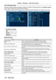 Page 142Chapter 5 Operations — Web control function
142 - ENGLISH
Error information page
When [Error (Detail)] or [Warning (Detail)] is displayed in the [SELF TEST] display field of the [Projector status] 
screen, click it to display the content of the error/warning.
 fThe projector may go into the standby status to protect the projector de\
pending on the contents of the error

.
1
1 Self-diagnosis result display
Displays the item check results.
[OK]:
Indicates that operation is normal.
[F
AILED]:
Indicates...