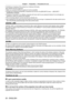 Page 20Chapter 1 Preparation — Precautions for use
20 - ENGLISH
 fInterfering or stopping of this product by a malicious third party
T
ake sufficient security measures.
 f Make your password difficult to guess as much as possible.
 fChange your password periodically

. A password can be set in the [SECURITY] menu  → [SECURITY 
PASSWORD CHANGE].
 f Panasonic Corporation or its affiliate companies will never ask for your password directly . Do not divulge your 
password in case you receive such inquiries.
 f The...