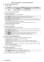 Page 44Chapter 3 Basic Operations — Switching on/off the projector
44 - ENGLISH
5) Press as to select [LIGHT OUTPUT].
6)  
Press 
 qw to adjust.
Operation Adjustment
Range of adjustment
Brightness Runtime (estimate)
Press w. The screen becomes brighter. The runtime becomes shorter.
5.0
  % - 100.0   %
Press q. The screen becomes darker. The runtime becomes longer.
7) Press 
as to select [CONSTANT MODE].
8)  
Press 
 qw to switch the item.
 fThe items will switch each time you press the button.
[OFF] Does not...