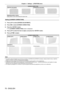 Page 76Chapter 4 Settings — [POSITION] menu
76 - ENGLISH
[CURVED CORRECTION]
[VERTICAL BALANCE]
[HORIZONTAL BALANCE]
[MAINTAIN ASPECT RATIO]
Select [ON] to correct while keeping the aspect ratio.
Setting [CORNER CORRECTION]
1) Press  as to select [SCREEN ADJUSTMENT].
2)  
Press 
 qw to select [CORNER CORRECTION].
3)
 
Press the  button.
 fThe 

[CORNER CORRECTION] screen is displayed.
4)
 
Press 
 as to select the item to adjust, and press the  button.
5)
 
Press 
 asqw to adjust.
[CORNER CORRECTION]
[UPPER...