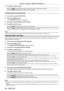Page 86Chapter 4 Settings — [DISPLAY OPTION] menu
86 - ENGLISH
4) Press qw to switch the item.
[ON] Adjust the screen position and size when automatic setup is executed.
[OFF] Does not perform automatic adjustment.
Adjusting signal level automatically
1) Press as to select [AUTO SETUP].
2)  
Press the  button.
 fThe 

[AUTO SETUP] screen is displayed.
3)
 
Press 
 as to select [SIGNAL LEVEL ADJUST].
4)
 
Press 
 qw to switch the item.
[OFF] Does not perform automatic adjustment.
[ON] Adjusts black level (the...