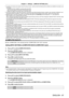Page 87Chapter 4 Settings — [DISPLAY OPTION] menu
ENGLISH - 87
 fTo switch to the backup input signal using the backup function, make sure that the following three conditions are satisfied to be ready to use 
the function.
 g Set [BACKUP

 INPUT MODE] to anything other than [OFF].
 gInput the same signal to the primary and secondary inputs. gDisplay the image for the primary input or secondary input. fIf the input is switched to other than the primary or secondary input while the backup function is ready for...