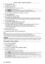 Page 90Chapter 4 Settings — [DISPLAY OPTION] menu
90 - ENGLISH
4) Press the  button.
 fThe 

[DVI-D] screen is displayed.
5)
 
Press 
 qw to switch the item.
 fThe items will switch each time you press the button.
[DEFAULT] Standard setting.
[SCREEN FIT] Changes the EDID data according to the [SCREEN FORMAT] setting.
[USER] Sets the [RESOLUTION] and [VERTICAL SCAN FREQUENCY] items as EDID.
 fProceed to Step  10) when [DEFAULT] or [SCREEN FIT] is selected.
6)
 
Press the  button.
 f The 

[RESOLUTION] screen is...
