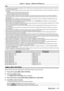 Page 117Chapter 4 Settings — [DISPLAY OPTION] menu
ENGLISH - 117
Note
 fThe backup function is enabled when [BACKUP  INPUT MODE] is set to anything other than [OFF] and same signal is input to the primary 
input and the secondary input.
 f T

o switch to the backup input signal using the backup function, make sure that the following three conditions are satisfied to be ready to use 
the function.
 g Set [BACKUP

 INPUT MODE] to anything other than [OFF].
 gInput the same signal to the primary and secondary...