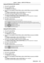 Page 125Chapter 4 Settings — [DISPLAY OPTION] menu
ENGLISH - 125
Setting [SYSTEM SELECTOR] in [SDI IN]
1) Press as to select [SDI IN].
2)  
Press the  button.
 fThe 

[SDI IN] screen is displayed.
3)
 
Press 
 as to select [SINGLE LINK SETTING] or [DUAL LINK SETTING], and press the  
button.
 f The 

[SINGLE LINK SETTING]  or [DUAL LINK SETTING]  screen is displayed.
 fWhen [DUAL

 LINK SETTING] is selected, proceed to Step 5).
4)
 
Press 
 as to select [SDI1] or [SDI2], and press the  button.
 fThe 

[SINGLE...
