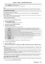 Page 135Chapter 4 Settings — [PROJECTOR SETUP] menu
ENGLISH - 135
[CEILING]Select this item when installing the projector with the top surface of t\
he projector facing down such as 
ceiling attachment.
Projected image is inverted upside down.
Note
 f
Refer to “Angle sensor” ( x   page   36) for details on the range of the installation attitude that can be d\
etected by the built-in angle sensor.
[OPERATION SETTING]
Set the operation method of the projector.
The settings are reflected when “Initial setting...