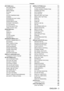 Page 3ENGLISH - 3
Contents
[PICTURE] menu
    
 87
[PICTURE MODE]
    
 87
[CONTRAST]
    
 87
[BRIGHTNESS]
    
 88
[COLOR]
    
 88
[TINT]
    
 88
[COLOR 
TEMPERATURE]
    
 88
[GAMMA]
    
 90
[SYSTEM DA
YLIGHT VIEW]
    
 91
[SHARPNESS]
    
 91
[NOISE REDUCTION]
    
 92
[DYNAMIC CONTRAST]
    
 92
[COLOR SP
ACE]
    
 93
[SYSTEM SELECT
OR]
    
 94
sRGB-compliant video
    
 94
[POSITION] menu
    
 96
[SHIFT]
    
 96
[ASPECT]
    
 96
[ZOOM]
    
 97
[CLOCK PHASE]
    
 98
[GEOMETR
Y]
    
 98
[ADV...