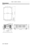 Page 236Chapter 7 Appendix — Dimensions
236 - ENGLISH
Dimensions
Unit: mm
290 (11-13/32)350 (13-25/32)
700 (27-9/16) 951 (37-7/16)
580 (22-27/32)
45 (1-25/32)
245.5 (9-21/32)
373 (14-11/16)
418 (16-15/32) 25 (31/32)
90 (3-17/32)
1 070 (42-1/8)
1 249.2 (49-3/16)
* Actual dimensions may dif fer depending on the product.  