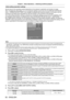 Page 62Chapter 3 Basic Operations — Switching on/off the projector
62 - ENGLISH
Initial setting (operation setting)
Set the items for the operating method depending on the projector’s application and duration of usage.
After completed the initial setting, you can change the settings of each item from the [PROJECT OR SETUP] 
menu → [OPERATION SETTING]. If you change the settings while using the projector, the duration until the 
luminance of the light source decreases by half may shorten or the lumin\
ance may...