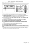 Page 67Chapter 3 Basic Operations — Switching on/off the projector
ENGLISH - 67
Making adjustments and selections
It is recommended that images be projected continuously for at least 30 \
minutes before the focus is adjusted.
1) 8)5)
6)
3)
7) 9)3)
2)
4) 1) 5) 7) 8) 9)
2)
6)
1) Press the  button to roughly adjust the focus of the projected im\
age. ( x   page   70)
2)  
Change the setting of the [PROJECT
 OR SETUP] menu → [PROJECTION METHOD] depending on the 
installation mode. ( x
  page   35)
 fRefer to...