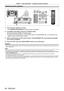 Page 68Chapter 3 Basic Operations — Switching on/off the projector
68 - ENGLISH
Switching off the projector
1)
2)
1)
4)3)
2)
1) Press the power standby < v> button.
 fThe 

[POWER OFF(STANDBY)] confirmation screen is displayed.
2)
 
Press 
 qw to select [OK], and press the  button.
(Or press the power standby < v> button again.)
 fProjection of the image will stop, and the power indicator  on the projector body 
lights in orange. (The fan keeps running.)
3)
 
W
 ait for a few seconds until the power indicator...