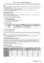 Page 119Chapter 4 Settings — [PROJECTOR SETUP] menu
ENGLISH - 119
7) When the confirmation screen is displayed, press qw  to select [OK], and press the  button.
Note
 f When [OPERA TING MODE] is set to [NORMAL], [ECO], [LONG LIFE1], [LONG LIFE2], or [LONG LIFE3], the item of [MAX LIGHT OUTPUT 
LEVEL] cannot be adjusted.
 f The brightness is corrected using this setting when the [PROJECT OR SETUP] menu 

→ [BRIGHTNESS CONTROL] → [BRIGHTNESS 
CONTROL SETUP] → [CONSTANT MODE] is set to [AUTO] or [PC].
 f The [MAX...