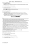 Page 124Chapter 4 Settings — [PROJECTOR SETUP] menu
124 - ENGLISH
12) Press the  button.
 f[CALIBRA

TION TIME] is set.
 fBrightness and color are measured at the specified time. 

The dynamic contrast function does not operate 
during measurement.
13)
 
Press 
 as to select [CALIBRATION MESSAGE].
14)
 
Press 
 qw to switch the item.
 fThe items will switch each time you press the button.
[ON] Displays messages during calibration.
[OFF] Does not display messages during calibration.
15) Press as to select...