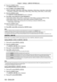 Page 108Chapter 4 Settings — [DISPLAY OPTION] menu
108 - ENGLISH
6) Press the  button.
 fThe 

[RESOLUTION] screen is displayed.
7)
 
Press 
 asqw to select [RESOLUTION].
 fSelect [1024x768p], [1280x720p], [1280x768p], [1280x800p], [1280x1024p], [1366x768p], [1400x1050p], 
[1440x900p], [1600x900p], [1600x1200p], [1680x1050p], [1920x1080p], [1920x1080i], or [1920x1200p].
8)

 
Press the  button.
 fThe 

[VERTICAL SCAN FREQUENCY] screen is displayed.
9)
 
Press 
 qw to select [VERTICAL SCAN FREQUENCY].
 fSelect...