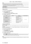 Page 114Chapter 4 Settings — [DISPLAY OPTION] menu
114 - ENGLISH
Note
 fWhen [USER LOGO] is selected, the display of the startup logo will be kept for approximately 15 seconds. fT
o create/register the [USER LOGO] image, use “Logo Transfer Software” included in the supplied CD-ROM.
 f When the [PROJECT

OR SETUP] menu → [QUICK STARTUP] is set to [ON], the startup logo is not displayed when the projection is started 
before the specified time has elapsed after going into the standby mode.
The specified time is...