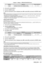 Page 121Chapter 4 Settings — [PROJECTOR SETUP] menu
ENGLISH - 121
OperationAdjustmentRange of adjustment
Press w. Increases the maximum level of brightness correction.
8.0
  % - 100.0   %
Press q. Decreases the maximum level of brightness correction.
5) Press 
as to select [APPLY].
6)  
Press the  button.
7)

 
When the confirmation screen is displayed, press  qw

 to select [OK], and press the  button.
Note
 f When [OPERA TING MODE] is set to [NORMAL], [ECO], [QUIET1], [QUIET2], [LONG LIFE1], [LONG LIFE2], or...