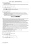 Page 126Chapter 4 Settings — [PROJECTOR SETUP] menu
126 - ENGLISH
12) Press the  button.
 f[CALIBRA

TION TIME] is set.
 fBrightness and color are measured at the specified time. 

The dynamic contrast function does not operate 
during measurement.
13)
 
Press 
 as to select [CALIBRATION MESSAGE].
14)
 
Press 
 qw to switch the item.
 fThe items will switch each time you press the button.
[ON] Displays messages during calibration.
[OFF] Does not display messages during calibration.
15) Press as to select...