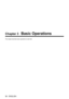 Page 5656 - ENGLISH
Chapter 3 Basic Operations
This chapter describes basic operations to start with.  