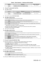 Page 61Chapter 3 Basic Operations — Switching on/off the projector
ENGLISH - 61
OperationAdjustmentRange of adjustment
Press w. Increases the maximum level of brightness correction.
8.0
  % - 100.0   %
Press q. Decreases the maximum level of brightness correction.
5) Press 
as to select [LIGHT OUTPUT].
6)  
Press 
 qw to adjust.
Operation Adjustment
Range of adjustment
Brightness Runtime (estimate)
Press w. The screen becomes brighter. The runtime becomes shorter.
8.0
  % - 100.0   %
Press q. The screen becomes...