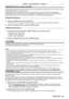 Page 69Chapter 3 Basic Operations — Projecting
ENGLISH - 69
Adjusting the focus, zoom, and shift
If the projected image or the position is not correct when the positioning of the projector and the screen is correctly 
installed, adjust the focus, zoom, and shift.
This section describes the adjustment method when anything other than the Fixed-focus Lens (Model No.: 
ET
-
DLE030) is used. When the Fixed-focus Lens (Model No.: ET
-
 DLE030) is used, refer to “Adjusting the lens 
position and focus when the...