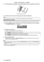 Page 70Chapter 3 Basic Operations — Projecting
70 - ENGLISH
3) Turn the periphery focus adjustment ring by hand to adjust the focus in t\
he periphery of the screen.
Periphery focus adjustment ring
4) Check the focus at the center of the image again and make fine adjustmen\
ts.
Note
 f The projected image size and scale shown on the periphery focus adjustment ring are an approximate guide.
Setting the lens position
To move the lens position to the home position or the lens standard position, perform the...