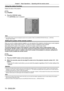 Page 74Chapter 3 Basic Operations — Operating with the remote control
74 - ENGLISH
Using the status function
Display the status of the projector.
 button
1) Press the  button.
 fThe 

[STATUS] screen is displayed.
100000h
100000h / 100000h
1.00 / 1.00
1/4
31°C/87°F27°C/80°F31°C/87°F31°C/87°F31°C/87°F
1013hPa
MENUEXIT
CHANGEENTERSEND E-MAIL
SELF TEST
ATMOSPHERIC PRESSUREAUTO - FLOOR
NO ERRORSCOOLING CONDITION LIGHT2 TEMP. LIGHT1 TEMP. EXHAUST AIR TEMP. OPTICS MODULE TEMP. INTAKE AIR TEMP. MAIN/SUB VERSION LIGHT...