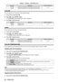 Page 82Chapter 4 Settings — [PICTURE] menu
82 - ENGLISH
OperationAdjustmentRange of adjustment
Press w. Increases the brightness of the dark (black) parts of the screen.
-31 - +31
Press q. Reduces the brightness of the dark (black) parts of the screen.
[COLOR]
You can adjust the color saturation of the projected image.
1)
 
Press 
 as to select [COLOR].
2)
 
Press 
 qw or the  button.
 fThe 

[COLOR] individual adjustment screen is displayed.
3)
 
Press 
 qw to adjust the level.
Operation AdjustmentRange of...