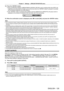 Page 129Chapter 4 Settings — [PROJECTOR SETUP] menu
ENGLISH - 129
14) Press the  button.
 fWhen [CONST

ANT MODE] in [BRIGHTNESS CONTROL SETUP] is set to anything other than [OFF], the 
brightness and white balance of light source at the time when the  button is pressed is recorded 
as the standard brightness and white balance.
 f If the  button is pressed when [LINK] is set from [GROUP

 A] to [GROUP D], the group name is 
displayed on the screens of projectors that have been set in the same gr\
oup.
LINK GROUP...