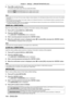 Page 144Chapter 4 Settings — [PROJECTOR SETUP] menu
144 - ENGLISH
2) Press qw to switch the item.
 fThe items will switch each time you press the button.
[OFF] Disables the AC voltage monitor function.
[ON] Enables the AC voltage monitor function.
Note
 fWhen [ON] is set, the value of the input supply voltage is always displayed in the self-diagnosis display while the main power of the projector 
is turned on.
 f Even when [OFF] is set, the value of input supply voltage can be displayed temporarily in the...