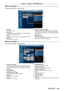 Page 169Chapter 4 Settings — [NETWORK] menu
ENGLISH - 169
[Basic control] page
Click [Projector control] → [Basic control].
1
2
3
4
6
5
1 [POWER]
T
urns on/off the power.
2
 
[SHUTTER]
Switches whether to use the shutter function (enabled (shutter: 
closed)/disabled (shutter: open)).
3

 
[OSD]
Switches on (display)/of

f (hide) the on-screen display function.
4
 
[SYSTEM]
Switches the system method. 5

 On-screen display of the projector
Displays the same items as shown on the on-screen display 
of the...