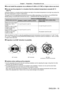 Page 19Chapter 1 Preparation — Precautions for use
ENGLISH - 19
 rDo not install the projector at an altitude of 4   200   m (13   780') or higher above sea level.
 rDo not use the projector in a location that the ambient temperature exce\
eds 50

  °C 
(122
  °F).
Using the projector in a location that the altitude is too high or the a\
mbient temperature is too high may reduce the 
life of the components or result in malfunctions.
The upper limit of the operating environment temperature differs depending...
