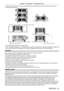 Page 21Chapter 1 Preparation — Precautions for use
ENGLISH - 21
 fPrevent hot and cool air from the air conditioning system to blow directly to the ventilation ports (intake and 
exhaust) of the projector
.
100 mm (3-15/16) or longer
500 mm (19-11/16) or longer 500 mm (19-11/16) or longer
500 mm (19-11/16) or longer
 f Do not install the projector in a confined space.
When installing the projector in a confined space, provide air conditioning or ventilation separately . Exhaust heat 
may accumulate when the...