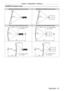 Page 37Chapter 2 Getting Started — Setting up
ENGLISH - 37
[GEOMETRY] projection range
[VERTICAL KEYSTONE] (viewed from the side)[HORIZONTAL KEYSTONE] (viewed from above)
ScreenScreen
Vertical arc correction (viewed from the side) Horizontal arc correction (viewed from above)
ScreenProjection distance
Arc radiusScreen Projection distance
Arc radius
Arc center
Screen
Projection distance
Arc radiusArc centerScreen
Projection distance
Arc radius  