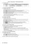 Page 58Chapter 3 Basic Operations — Switching on/off the projector
58 - ENGLISH
6) Press qw to adjust.
Operation Adjustment
Range of adjustment
Brightness Runtime (estimate)
Press w. The screen becomes brighter. The runtime becomes shorter.
8.0
  % - 100.0   %
Press q. The screen becomes darker. The runtime becomes longer.
7) Press 
as to select [CONSTANT MODE].
8)  
Press 
 qw to switch the item.
 fThe items will switch each time you press the button.
[OFF] Does not perform the brightness control (correction...