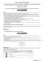 Page 77Chapter 4 Settings — Menu navigation
ENGLISH - 77
4) Press as to select a sub-menu, and press qw or the  button to change or adjust settings.
 fSome items will switch in order as follows each time you press  qw

.
ABC
 fFor some items, press  qw to display an individual adjustment screen with a bar scale as shown be\
low.
0CONTRAST
ADJUST
Note
 fPressing the  button while the menu screen is displayed returns to the previous menu. fDepending on the signals to be input to the projector
, some items or...