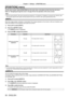 Page 90Chapter 4 Settings — [POSITION] menu
90 - ENGLISH
[POSITION] menu
On the menu screen, select [POSITION] from the main menu, and select an item from the sub-menu.
Refer to “Navigating through the menu” (x
  page   76) for the operation of the menu screen.
Note
 f When the optional DIGIT AL LINK output supported device (Model No.: ET- YFB100G, ET- YFB200G) is connected to the  terminal, adjust the shift, aspect, and clock phase from the menu of DIGIT AL LINK output supported device at first.
[SHIFT]
Move...