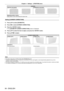 Page 94Chapter 4 Settings — [POSITION] menu
94 - ENGLISH
[CURVED]
[VERTICAL BALANCE]
[HORIZONTAL BALANCE]
[MAINTAIN ASPECT RATIO]
Select [ON] to correct while keeping the aspect ratio.
Setting [CORNER CORRECTION]
1) Press  as to select [GEOMETRY].
2)  
Press 
 qw to select [CORNER CORRECTION].
3)
 
Press the  button.
 fThe 

[GEOMETRY:CORNER CORRECTION] screen is displayed.
4)
 
Press 
 as to select the item to adjust, and press the  button.
5)
 
Press 
 asqw to adjust.
[CORNER CORRECTION]
[UPPER LEFT]
[UPPER...