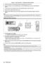 Page 46Chapter 3 Basic Operations — Switching on/off the projector
46 - ENGLISH
5) Adjust the position of the projected image by operating the lens shift l\
ever.
6)  
If the input signal is the analog RGB signal or the DVI
 - D/HDMI signal, press the  
button.
7)
 
T
 urn the zoom ring to adjust the size of the projected image to match the\
 screen.
8)
 
Adjust the focus again with the focus ring.
9)

 
Adjust the zoom again with the zoom ring to adjust the size of the proje\
cted image to match the 
screen....