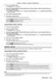 Page 109Chapter 4 Settings — [DISPLAY OPTION] menu
ENGLISH - 109
2) Press the  button.
 fThe 

[SDI IN] screen is displayed.
3)
 
Press 
 as to select [SINGLE LINK SETTING], [DUAL LINK SETTING], or [QUAD LINK SETTING], and 
press the  button.
 f The 

[SINGLE LINK SETTING]  screen, the [DUAL LINK SETTING]  screen, or the [QUAD LINK SETTING]  
screen is displayed.
4)
 
Press 
 as to select [BIT DEPTH].
5)
 
Press 
 qw to switch the item.
 fThe items will switch each time you press the button. 
[AUTO]...