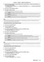 Page 115Chapter 4 Settings — [DISPLAY OPTION] menu
ENGLISH - 115
3) Press as to select [SINGLE LINK SETTING], [DUAL LINK SETTING], or [QUAD LINK SETTING], and 
press the  button.
 f The 

[SINGLE LINK SETTING]  screen, the [DUAL LINK SETTING]  screen, or the [QUAD LINK SETTING]  
screen is displayed.
4)
 
Press 
 as to select [SIGNAL LEVEL].
5)
 
Press 
 qw to switch the item.
 fThe items will switch each time you press the button.
[AUTO] Automatically sets the signal level.
[0-255:PC] Select this item when the...