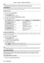 Page 124Chapter 4 Settings — [DISPLAY OPTION] menu
124 - ENGLISH
Note
 fWhen [USER LOGO] is selected, the display of the startup logo will be kept for approximately 15 seconds. fT
o create/register the [USER LOGO] image, use “Logo Transfer Software” included in the supplied CD-ROM.
[UNIFORMITY]
Correct the brightness and color unevenness of the entire screen.
Setting each color
1) Press  as to select [UNIFORMITY].
2)  
Press the  button.
 fThe 

[UNIFORMITY] screen is displayed.
3)
 
Press 
 as to select...