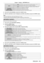 Page 163Chapter 4 Settings — [NETWORK] menu
ENGLISH - 163
[DHCP][ON]
If a DHCP server exists in the network where the projector is to be 
connected, obtains the IP address automatically.
[OFF] If a DHCP server does not exist in the network where the projector 
is to be connected, set [IP ADDRESS], [SUBNET MASK], and 
[DEFAULT GATEWAY].
[IP ADDRESS] Enter the IP address when a DHCP server is not used.
[SUBNET MASK] Enter the subnet mask when a DHCP server is not used.
[DEFAULT GATEWAY] Enter the default gateway...