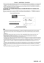 Page 47Chapter 2 Getting Started — Connecting
ENGLISH - 47
 fDirectly connect the projector with the external device that will output the signal without going through a distributor , etc., when inputting quad 
link signals.  A phase difference between the signals of Link 1, Link 2, Link 3, and Link 4 may occur, and the image may not be projected 
correctly.
 f An error in signal detection may occur when an unsteady signal is input to the projector . In such case, set the [DISPLA

Y OPTION] menu → 
[SDI IN] to...