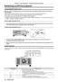 Page 54Chapter 3 Basic Operations — Switching on/off the projector
54 - ENGLISH
Switching on/off the projector
Connecting the power cord
Make sure that the supplied power cord is securely fixed to the projector body to prevent it from being 
removed easily.
Confirm that the  switch is on the  side before connecting the power cord.
Use the power cord matching with the power supply voltage and the shape of the outlet.
For details of power cord handling, refer to “Read this first!” (x page 5).
 fThe light output...